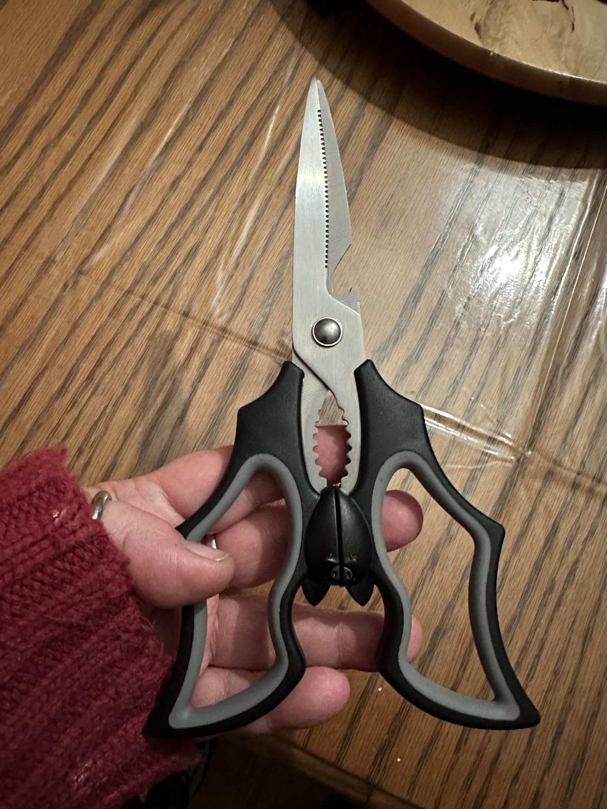 OTOTO Original Elizabat Kitchen Scissors - Halloween Goth Cute Bat Kitchen Shears, Gothic Scissors Utensils customer photo 2