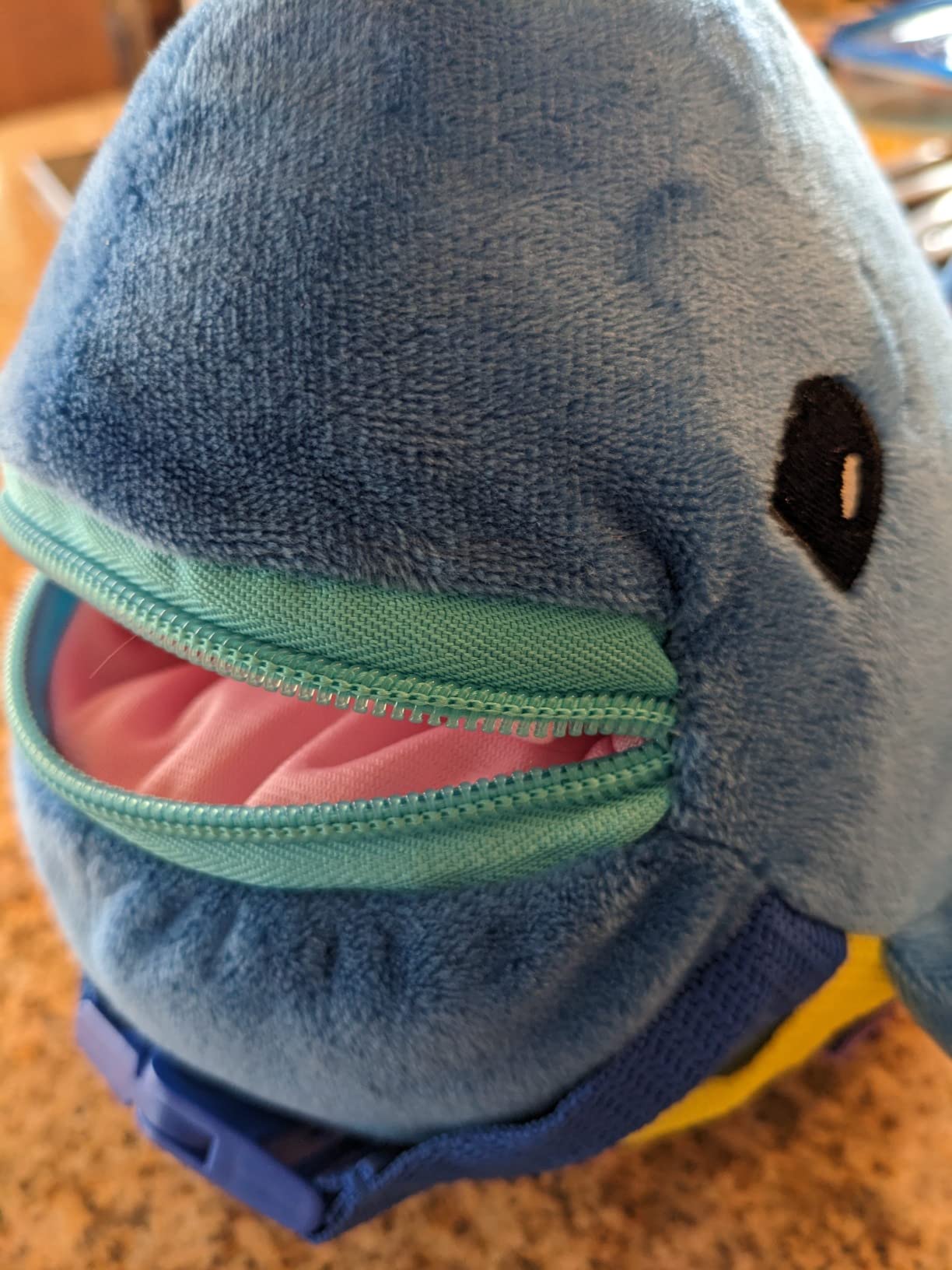 Buckle Toys, Bubbly Narwhal Plush Learning Toy, Develop Fine Motor Skills | Montessori Learning Activity Travel Toy for Toddlers customer photo 1