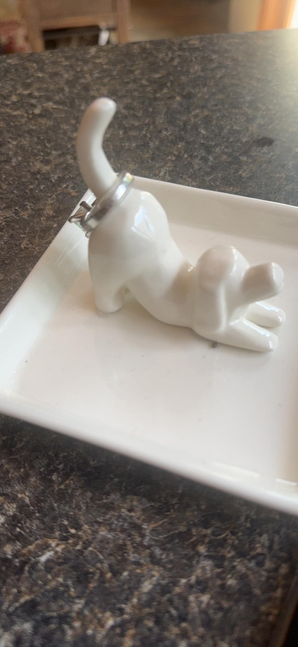 PUDDING CABIN Cat Mom Gifts for Women, Cat Ring Holder for Jewelry, Jewelry Tray Dish customer photo 1