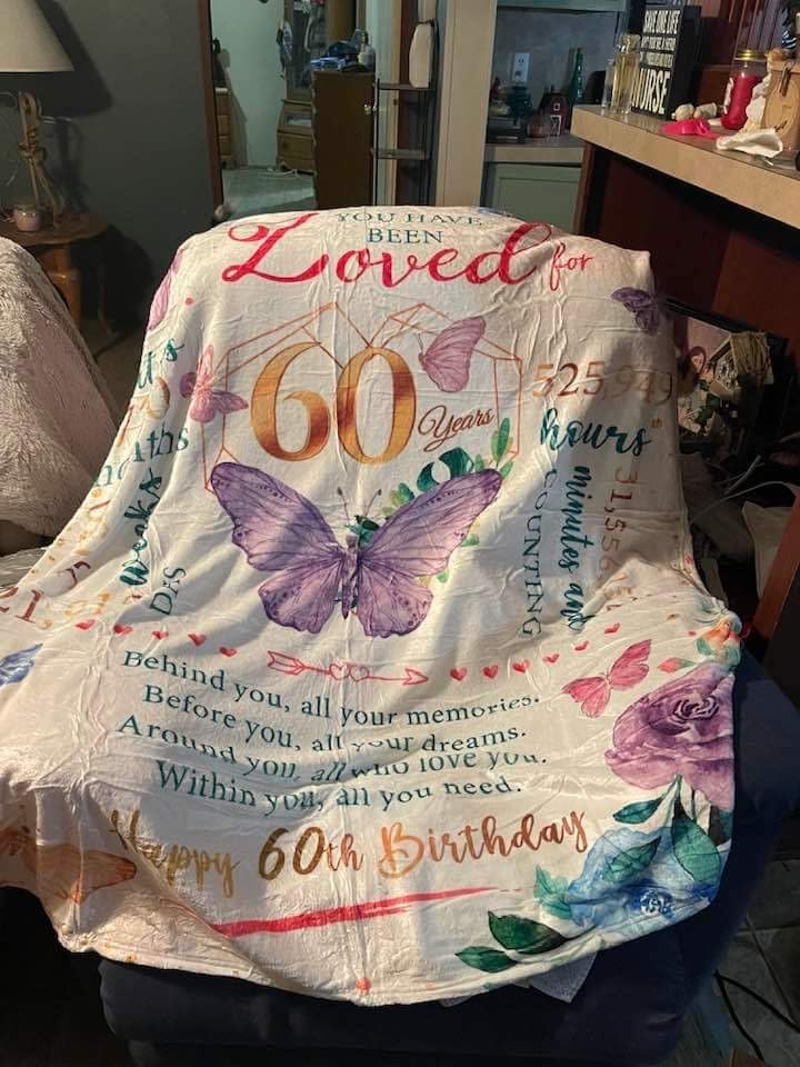 ZWERIVP 80th Birthday Gifts for Women, Best Present for 80 Year Old Woman Birthday, 1946 Present for Women Mom, Happy 80yr Bday Gifts Ideas, 80th Woman Bday Decorations Throw Blanket 50