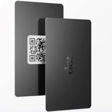 dot. Card - Digital Business Card - Tap Compatible with iPhone & Android (Black) customer photo 1