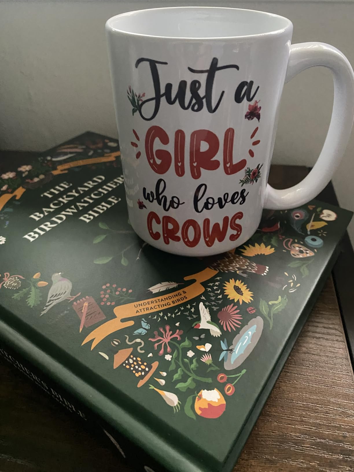 Hyturtle Personalized Gifts Stork Lover - Just A Girl Who Loves Storks Custom Name Ceramic Coffee Mug 11oz customer photo 1