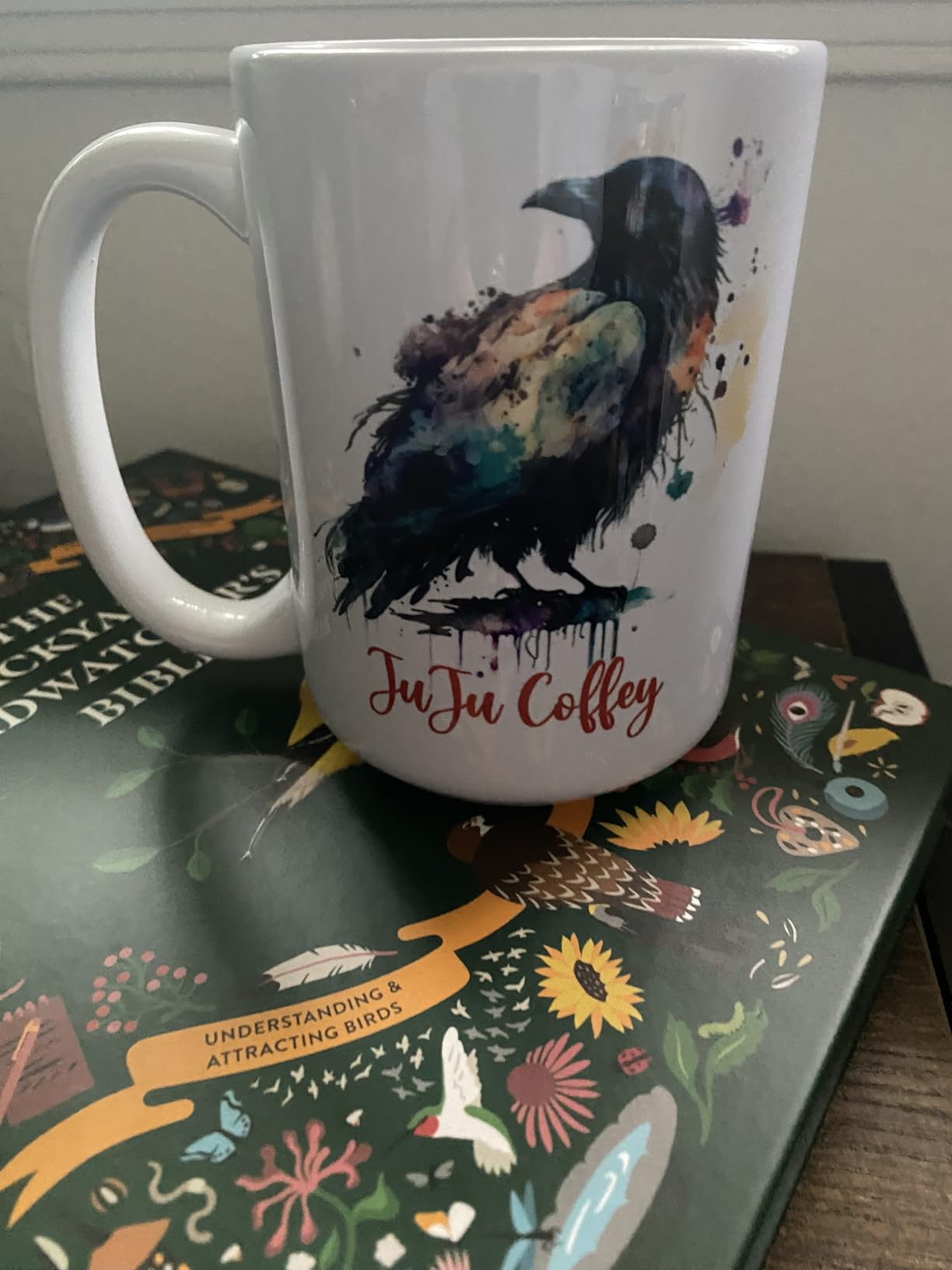 Hyturtle Personalized Gifts Stork Lover - Just A Girl Who Loves Storks Custom Name Ceramic Coffee Mug 11oz customer photo 2