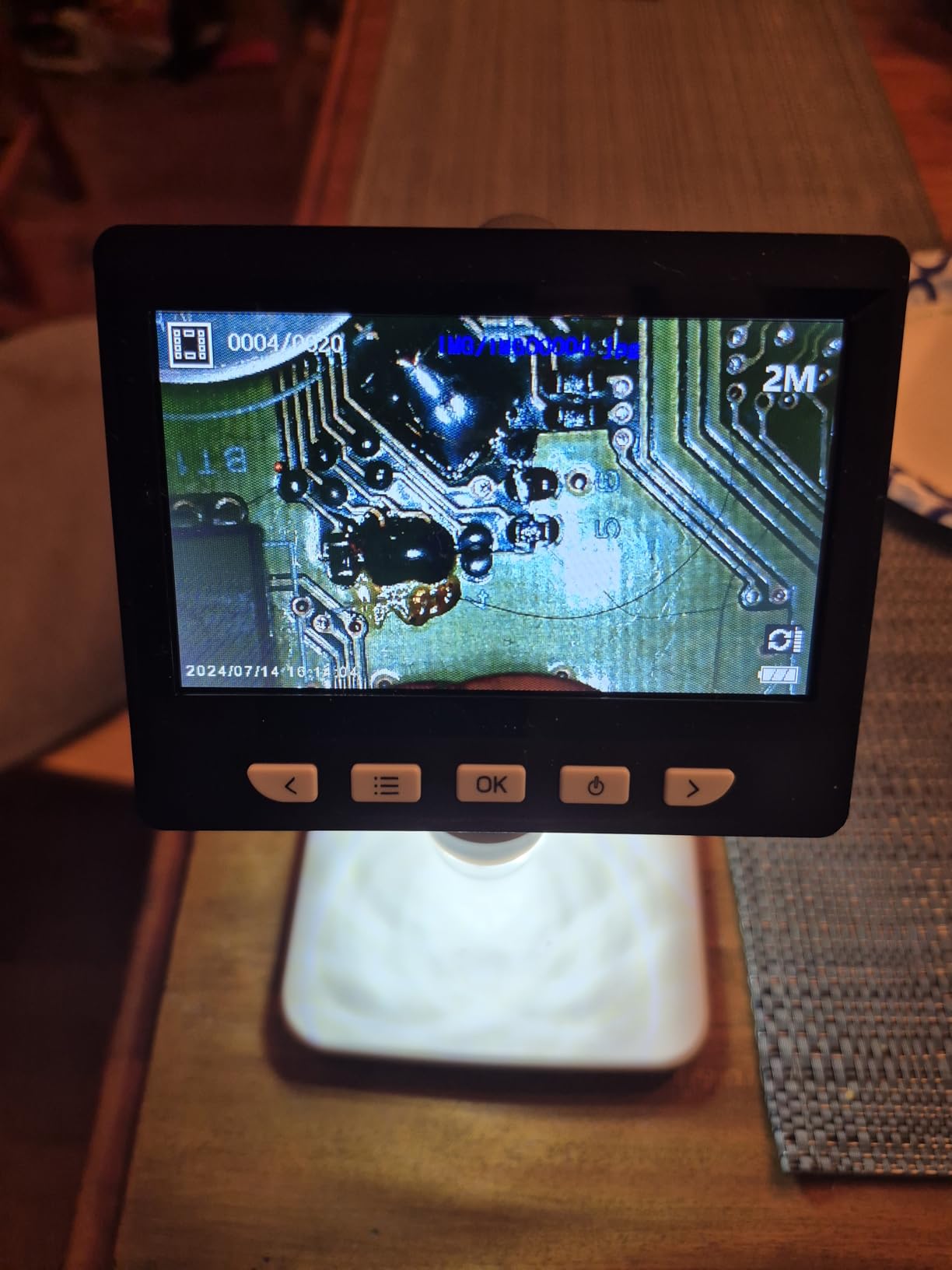 Digital Coin Microscope 1000X, 4.3