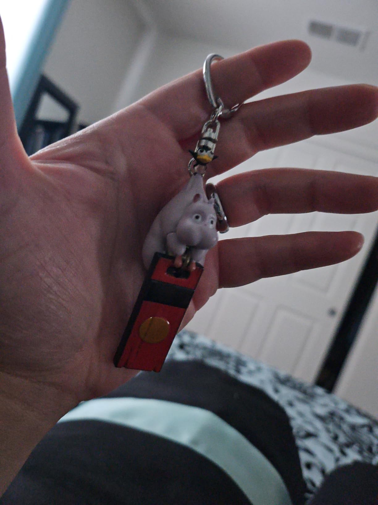 Studio Ghibli - Howl's Moving Castle - Hanging Calcifer, Benelic Key Chain customer photo 1