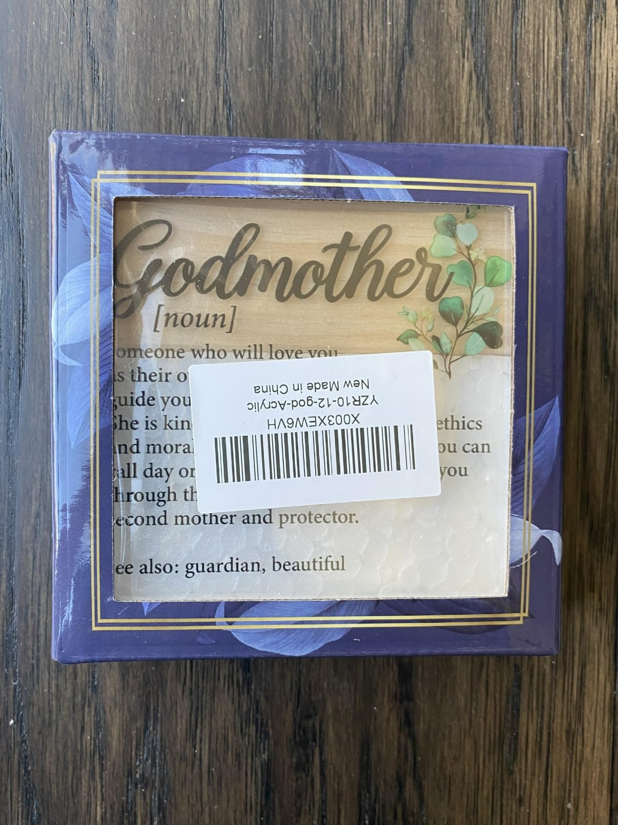 Stepdad Gifts for Fathers Day from Stepdaughter Stepson Desk Decor | Gifts for Step Father, Bonus Dad, Birthday, Christmas, Stepped up Dad Home Desk Decorative Sign, Acrylic, 4 x 4 Inches customer photo 2