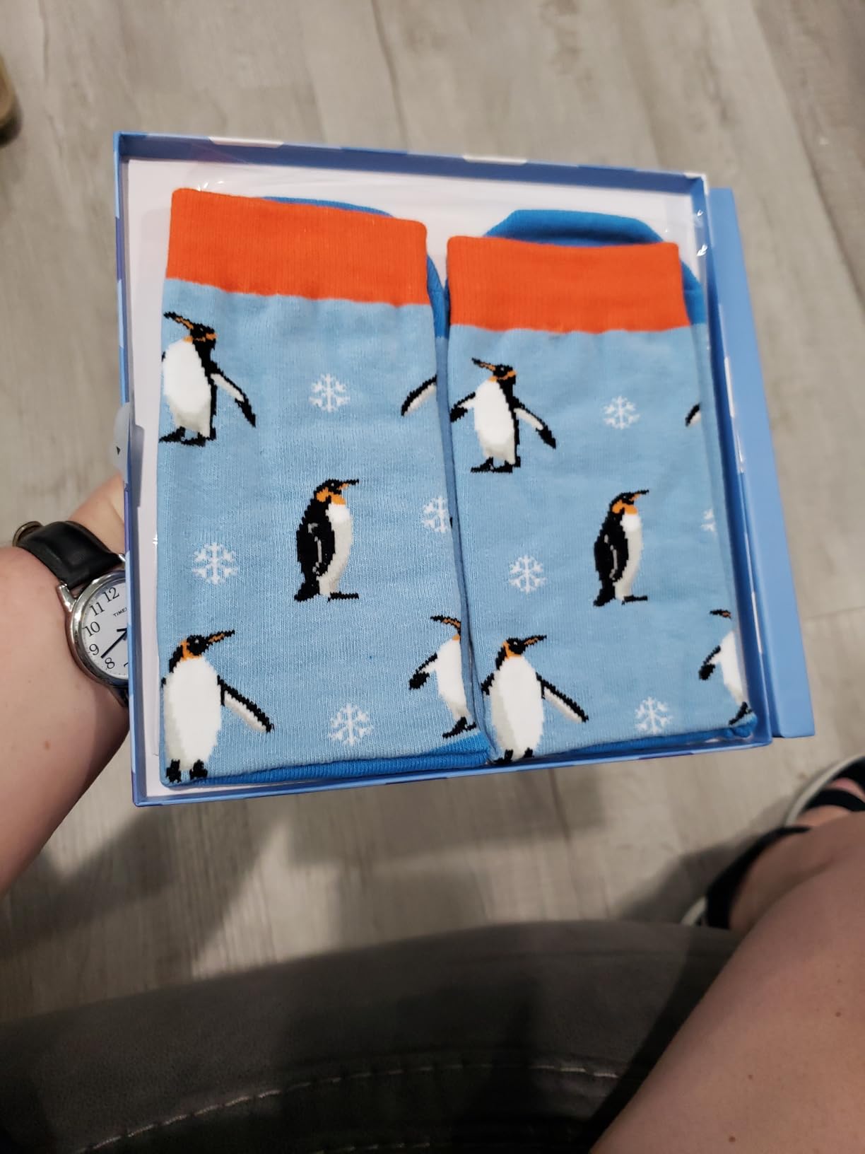 HAPPYPOP Animal Gifts for Women Men - Jellyfish Turtle Socks Penguin Manatee Deer Gifts customer photo 1
