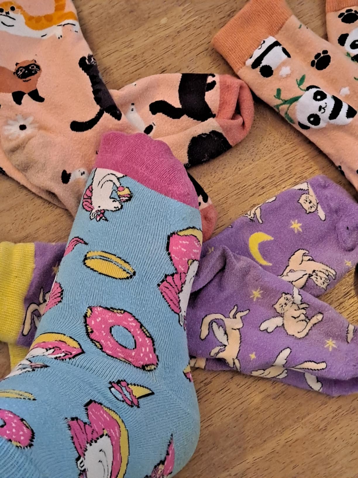 GLCMXMART Fun Socks for Women, Novelty Funny Crazy Cool funky Socks, Food Animal Cute Gifts for Women Girl customer photo 2