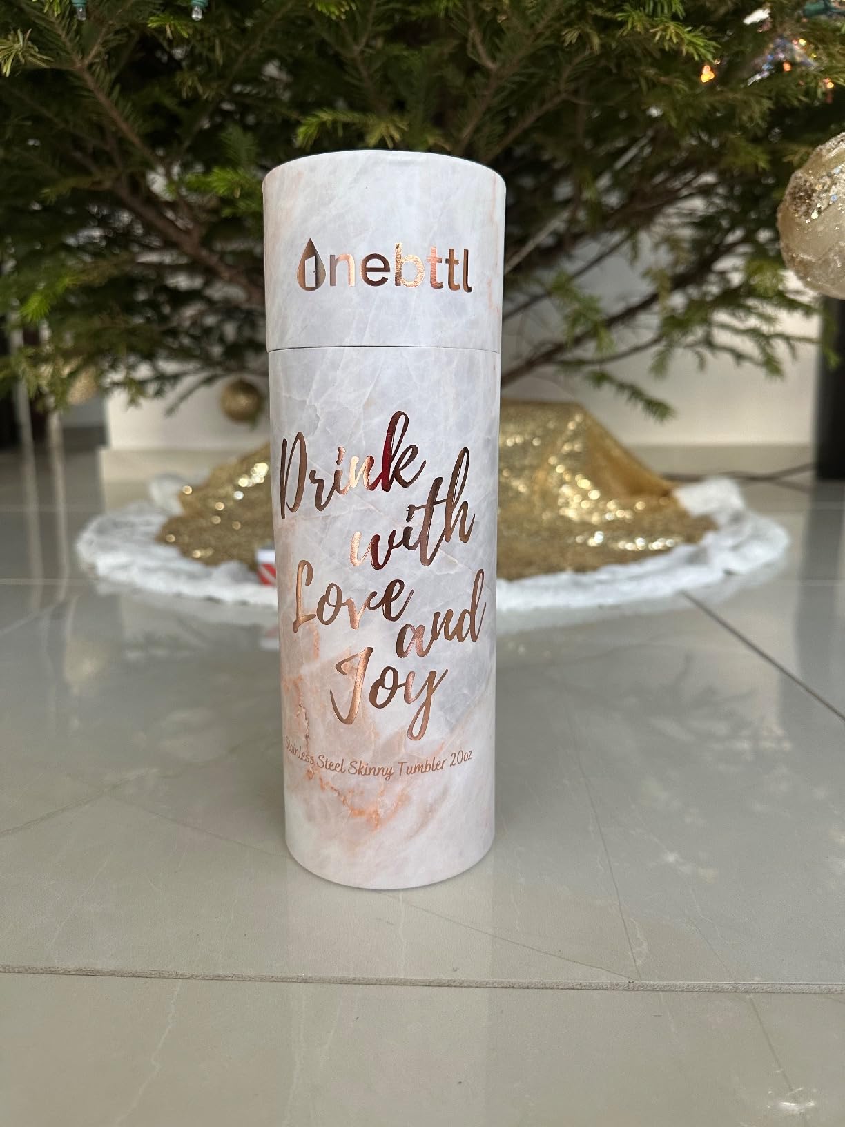 Onebttl Glitter Chemistry Tumbler, Science Gifts for Women & Lovers, Stainless Steel 20OZ customer photo 1