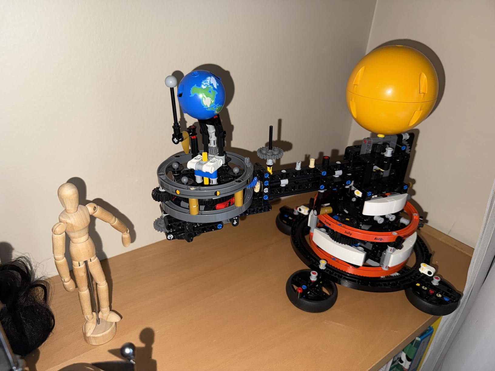 LEGO Technic Planet Earth and Moon in Orbit Building Set, Outer Space Birthday Gift for 10 Year Olds, Solar System Toy for Imaginative, Independent Play, Room Decor for Boys & Girls, 42179 customer photo 2