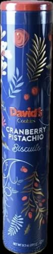 David's Cookies Cranberry Pistachio Biscuits - Gourmet Bakery Cookies with Nuts, Sweet Snack Treat, Gift Box for Easter, Mother's Day, Father's Day, Birthdays, Anniversaries & Celebrations, 1 Pack customer photo 2