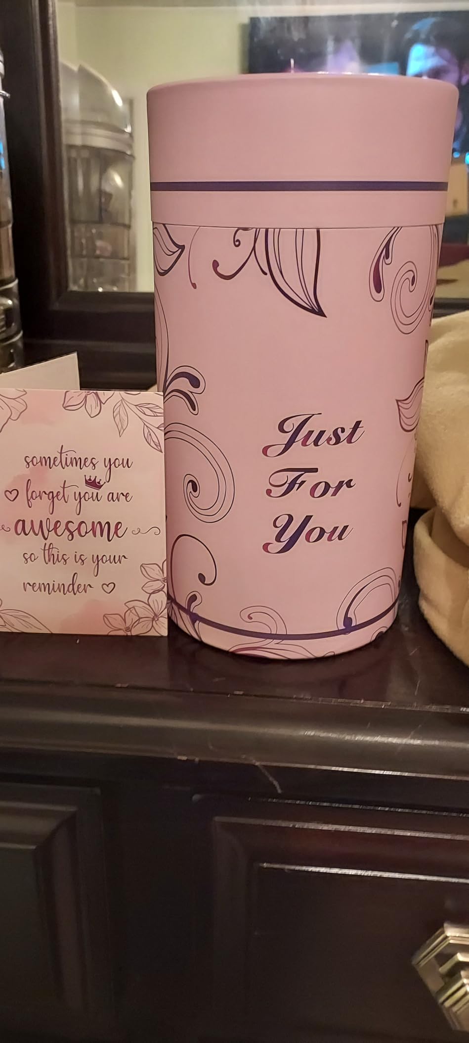 70th Birthday Gifts for Women, Vintage 1956 Engraved Wine Glass in Gift Box customer photo 2