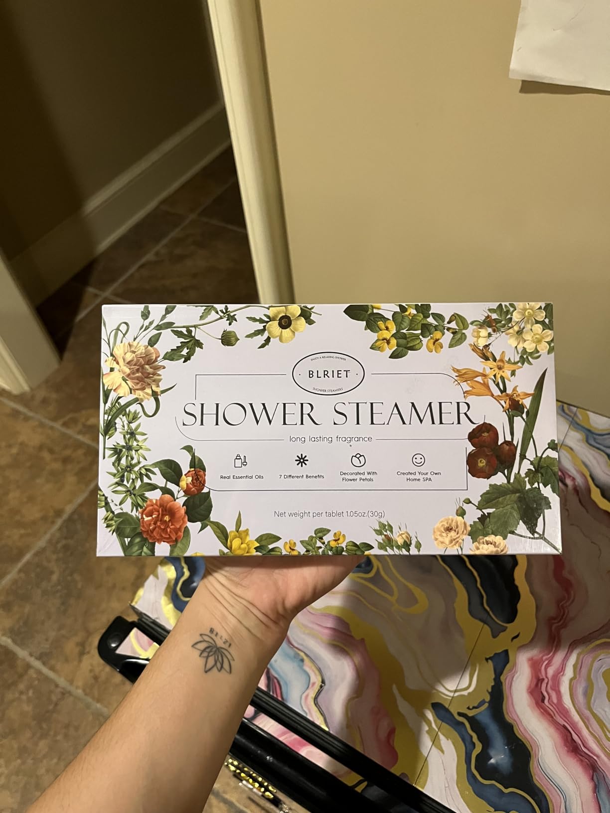 Shower Steamers Aromatherapy Blriet Gifts for Women, Teen Girls, Wife, Her, Mom, Father Days, Daughter, Grandma Basket Stuffers Birthday Gifts Decoration Travel Essentials Self Care Home Spa 8 Pack customer photo 2