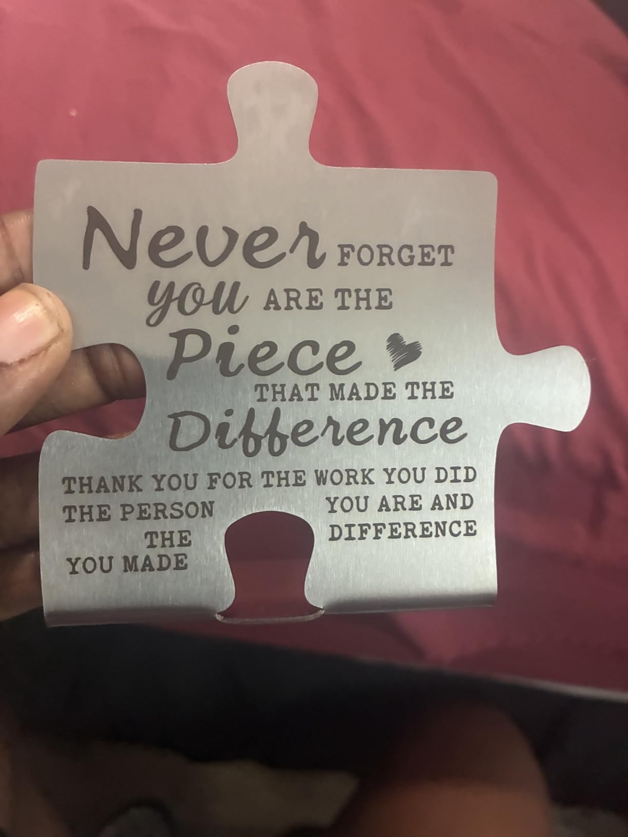 Thank You Appreciation Gifts Desk Decor Plaque - Mentor Recognition Plaque (Amazon's Choice) customer photo 2