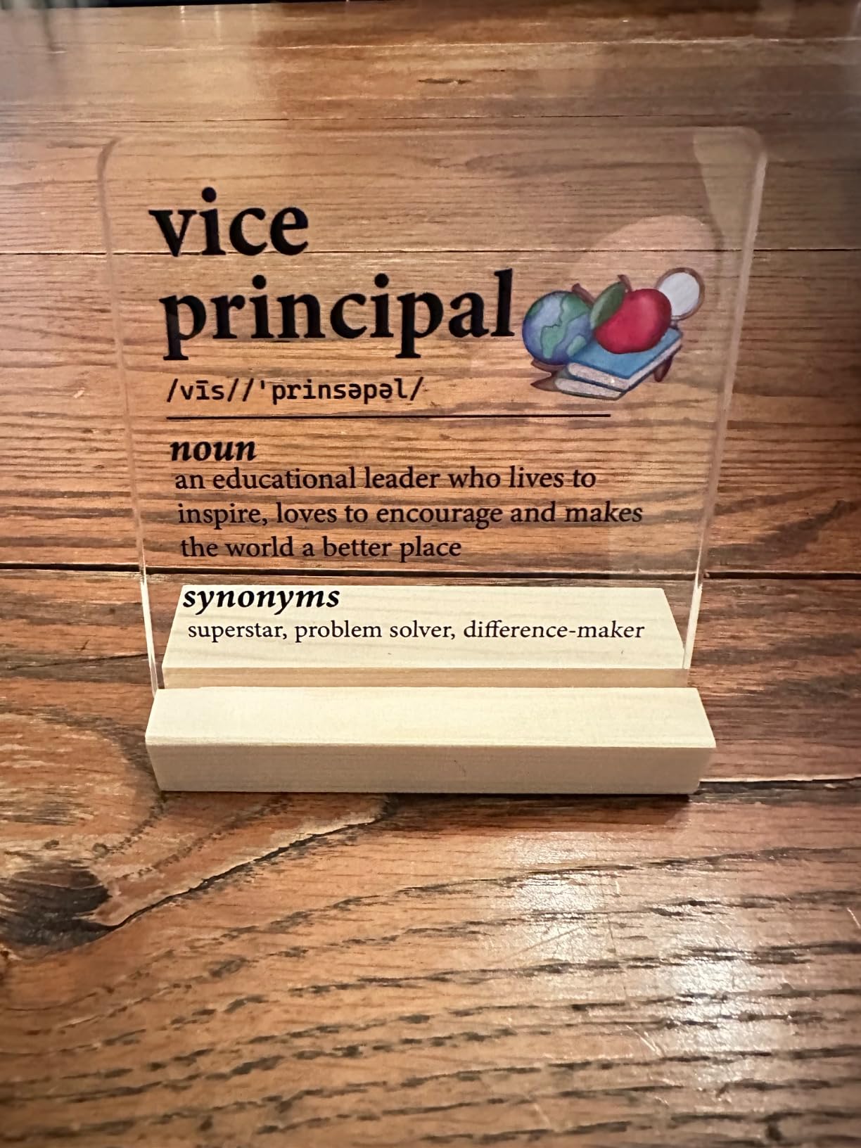 Special Education Teacher Appreciation Gift, Thank You Gifts for Autism Teacher SPED Teacher, Special Education Teacher Definition Clear Desk Decorative Sign Acrylic Plaque Sign Table Shelf Desk Decor customer photo 2