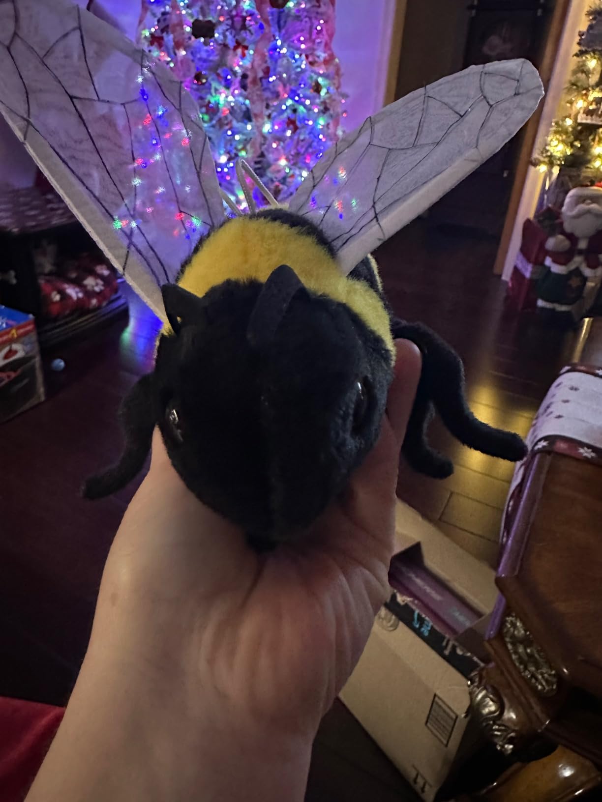 TAMMYFLYFLY Soft Insect Plush Toy, Stuffed Bee Animal Doll, Cute Honeybee Plush Doll, 17cm (Bee) customer photo 2