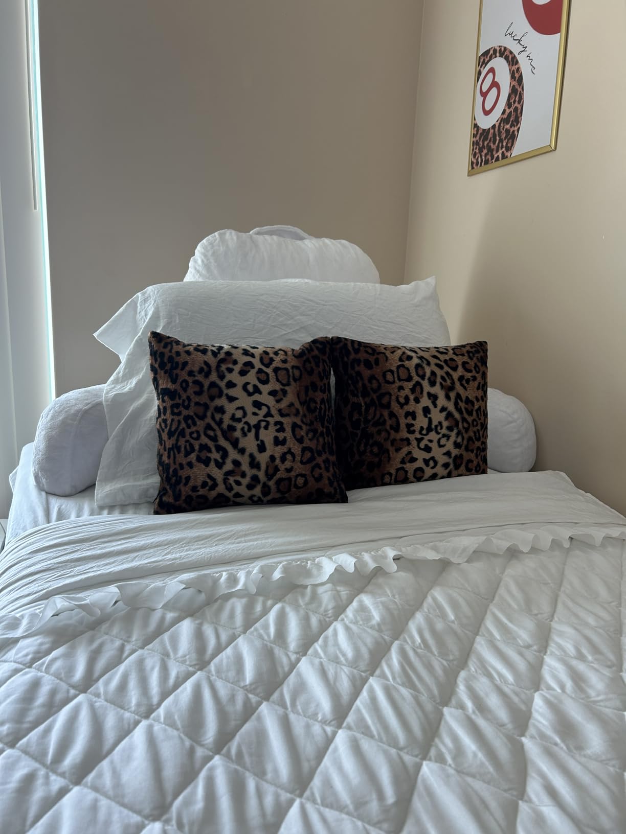 Zebra Print Pillow Covers Velvet Zebra Decor Animal Throw Pillows 18x18 | Zebra Pillow Covers 18x18 Set of 2, Modern Farmhouse Home Decor Animal Print Pillow for Bedroom Couch Sofa (No Pillow Insert) customer photo 1