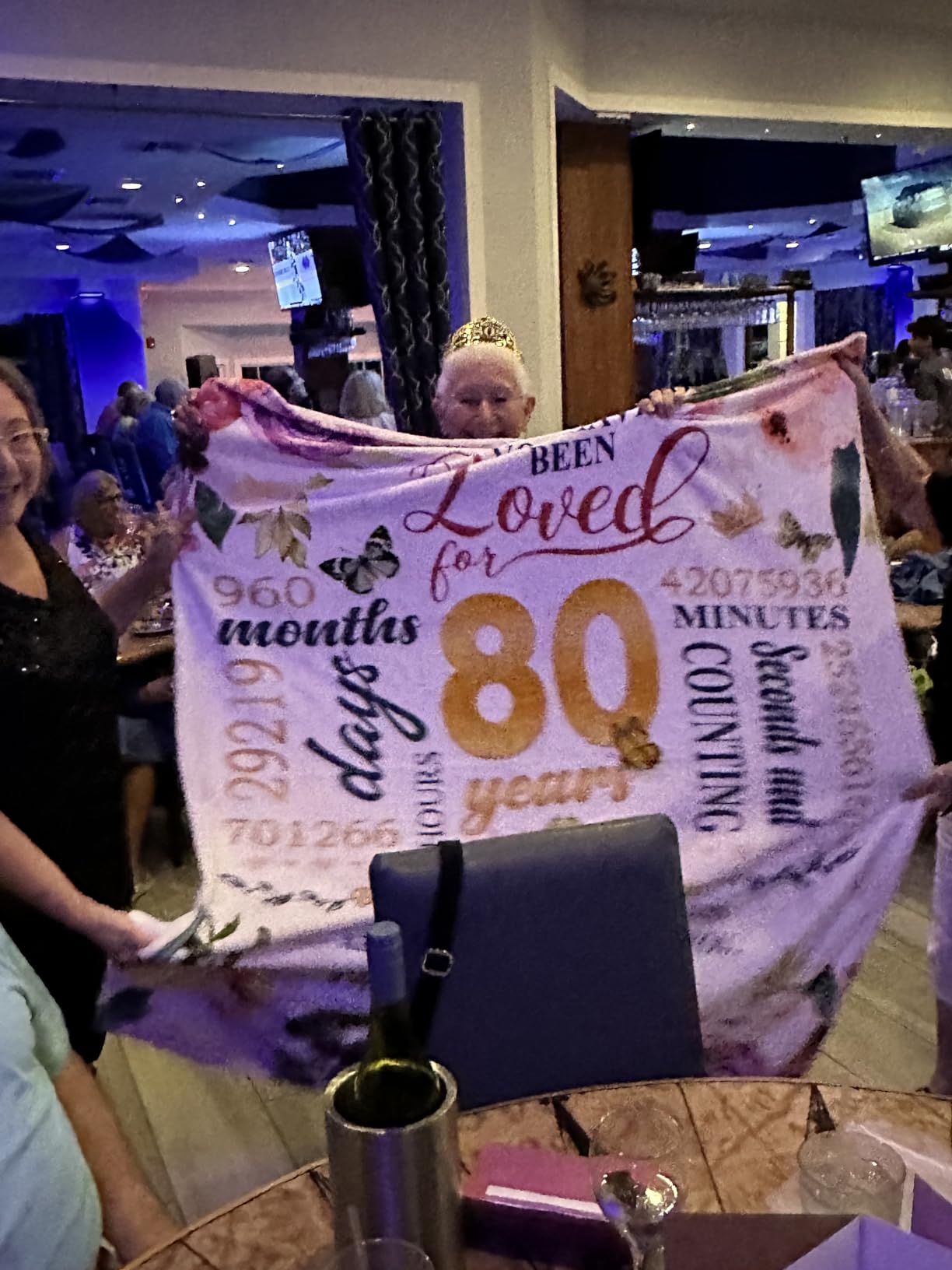 100th Birthday Gifts Women Blanket 50*60, Happy 100th Birthday Gift Ideas, 100th Birthday Decorations, Gifts for Women Turning 100, Gifts for 100-Year-Old, Best Bday Present 1926 Throw Blanket customer photo 1