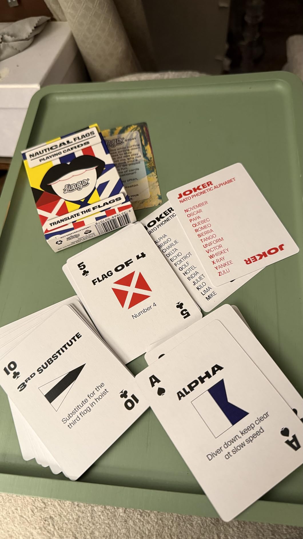 Lingo Nautical Slang Playing Cards | 52 Sailing Terms, Maritime Sea Expressions | Fun Card Game Gift for Sailors, Boaters & Ocean Lovers | Unique Nautical Gift for Adults customer photo 2