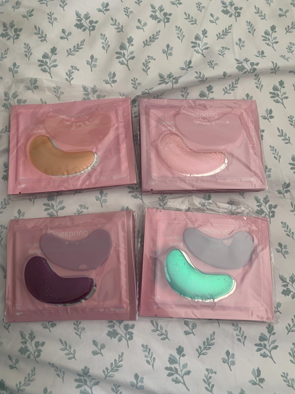 Onespring Under Eye Patches (24 Pairs) - Eye Masks for Puffy Eyes, Dark Circles, Under Eye Mask for Refreshing, Revitalizing, Birthday Gift for Teenage Girls customer photo 1