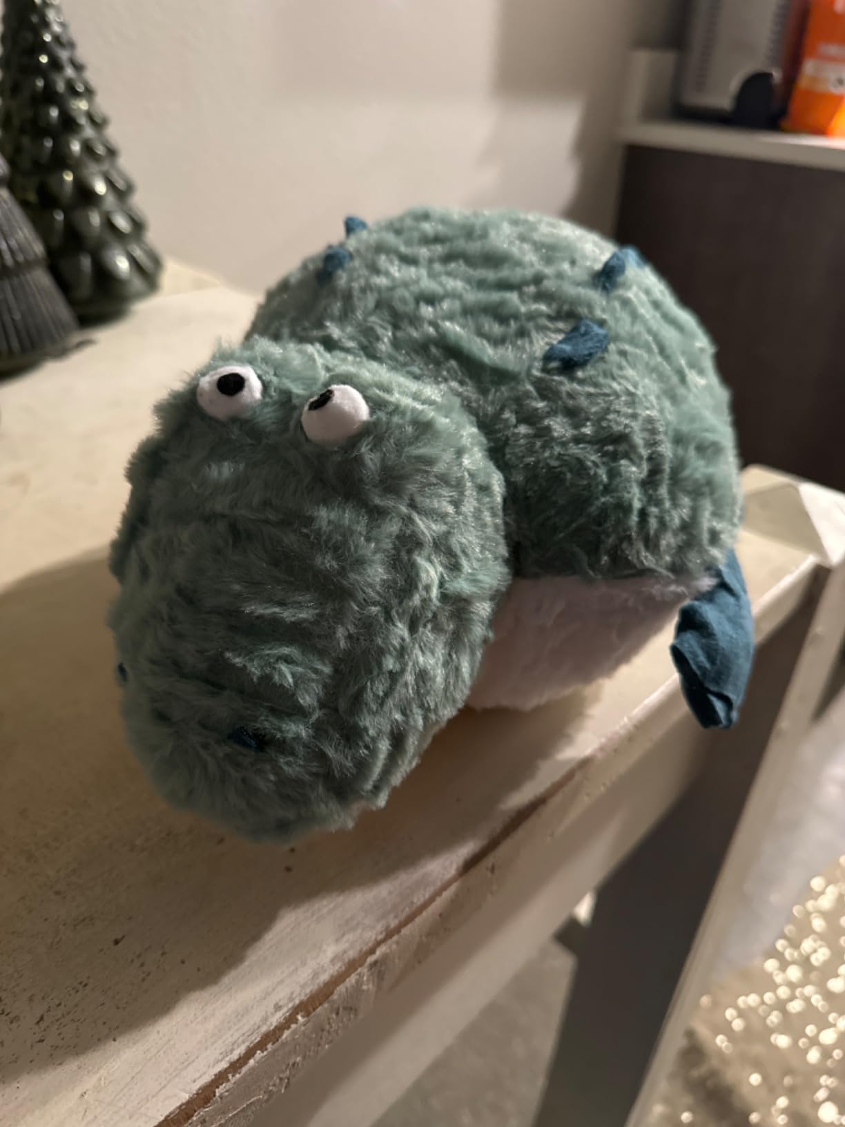 Puffer Fish Stuffed Animals 19.7'' Funny Stuffed Animals Soft Plushies,Chubby Puffer Fish Plush Toy,Unique Fat Pufferfish Stuffed Animals for Girls Kids Boys Birthday customer photo 1