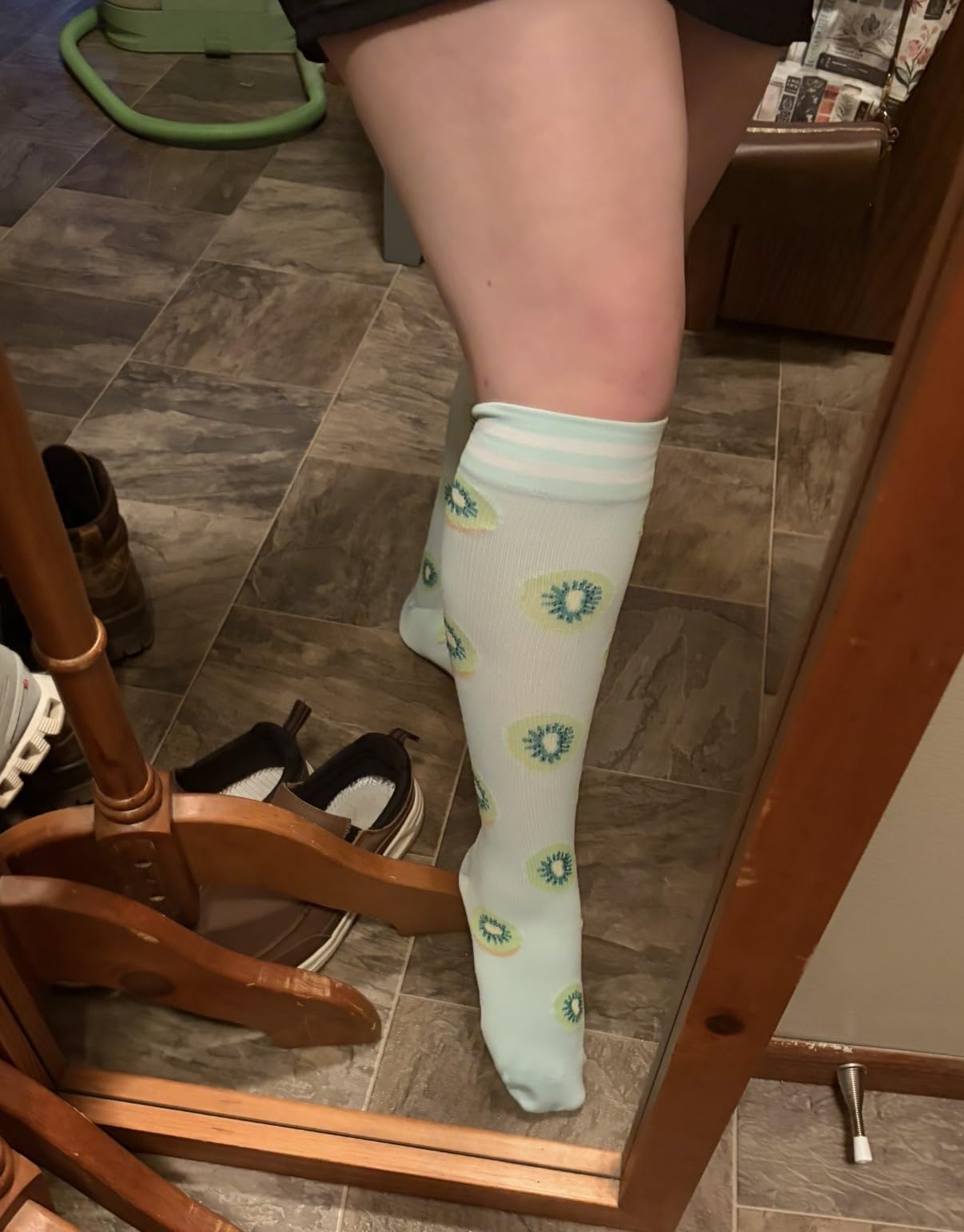 fenglaoda Compression Socks for Women Men Support Circulation 6 Pairs Socks For Nurse, Travel, Flight customer photo 1