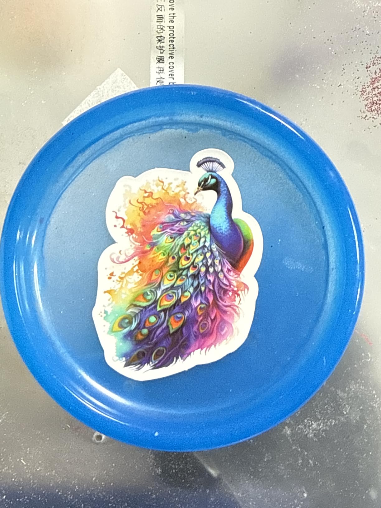 50Pcs Colorful Peacock Stickers - Waterproof Vinyl Pretty Birds Peacock Stickers for Laptops, Water Bottles, Scrapbooking, Journals customer photo 1