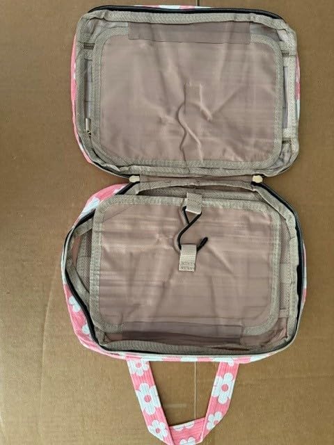 HOTOR Hanging Travel Toiletry Bag Women Men Essentials Pale Pink | Big Compartment, Waterproof Travel Accessories, Makeup Organizer Cosmetic Bag for Cruise, Gift, Road Trip, Vacation, Large customer photo 1