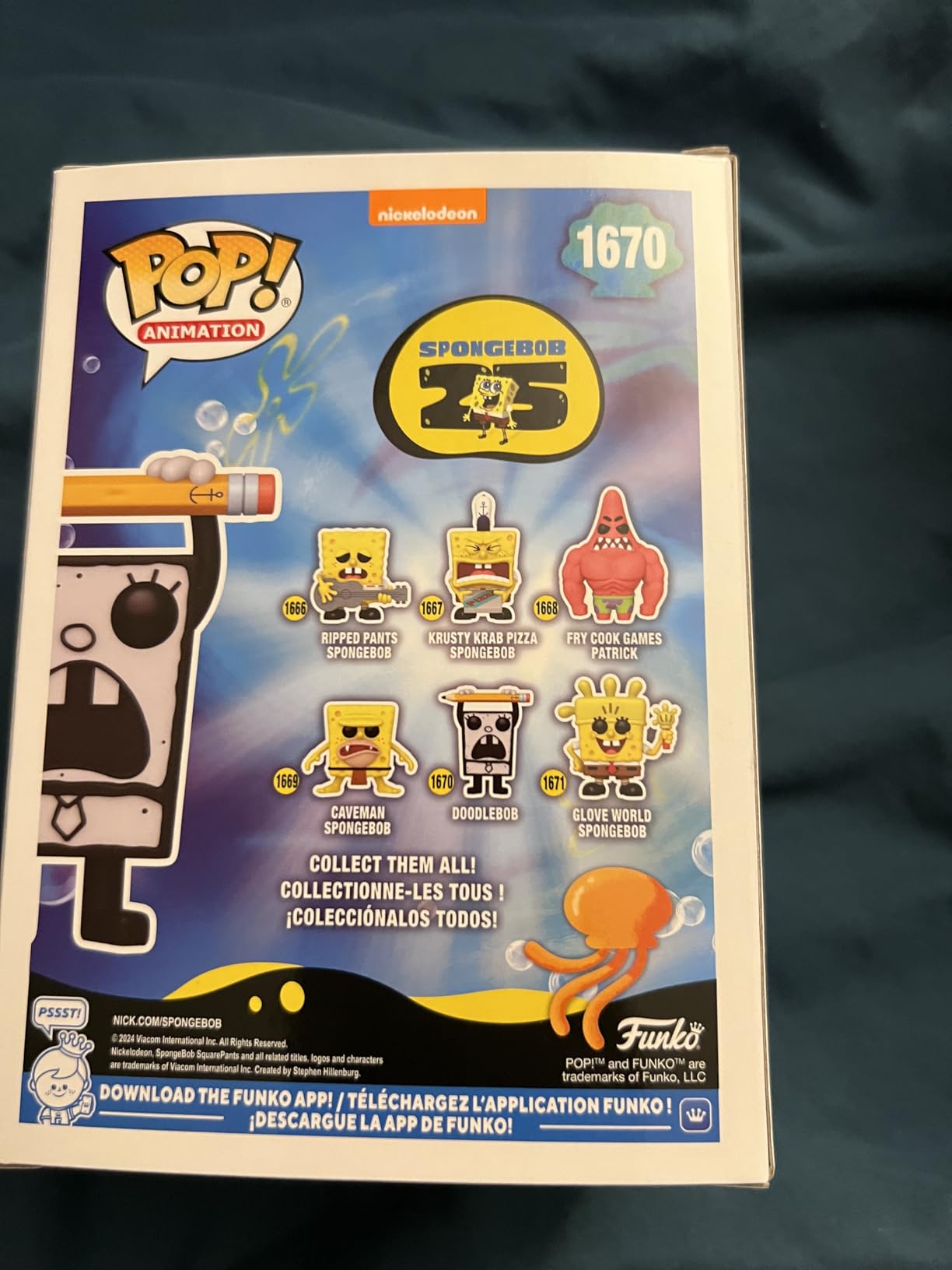Funko POP! TV: Spongebob Squarepants 25th - DoodleBob | Official Cartoon/Animation Merch - Collectable Vinyl Figurine for Shelf Display - Birthday Gift Idea for Fans and Collectors customer photo 2