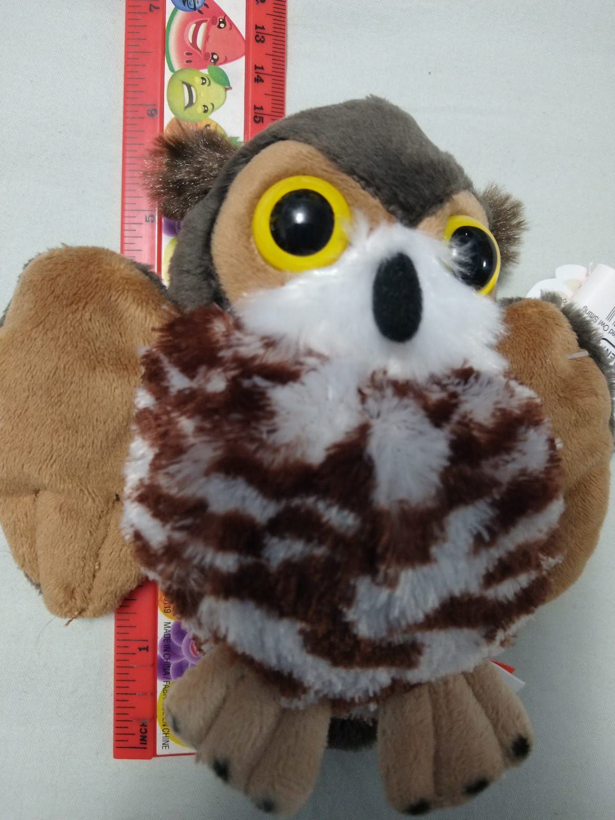 Wild Republic Pocketkins Great Horned Owl Stuffed Animal - 5