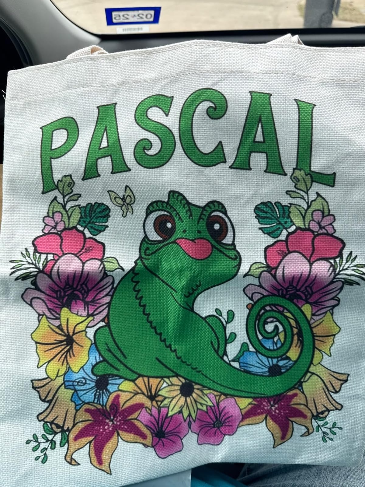 WZMPA Chameleon Tote Bag Chameleon Lover Gift Cartoon Shoulder Bag Movie Merchandise customer photo 1
