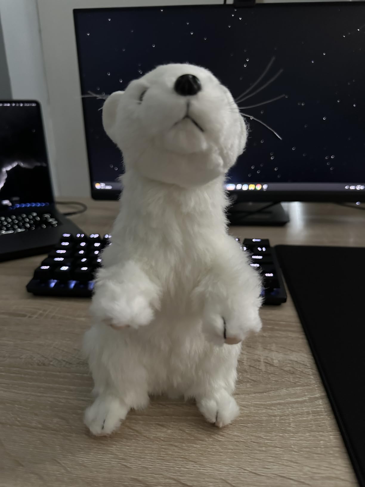 Ferret Stuffed Animal Cute Stoat Plush Meerkat Stuffed Animal Home Decor | Pillows,Soft,Home Decor, Birthday Gift customer photo 1