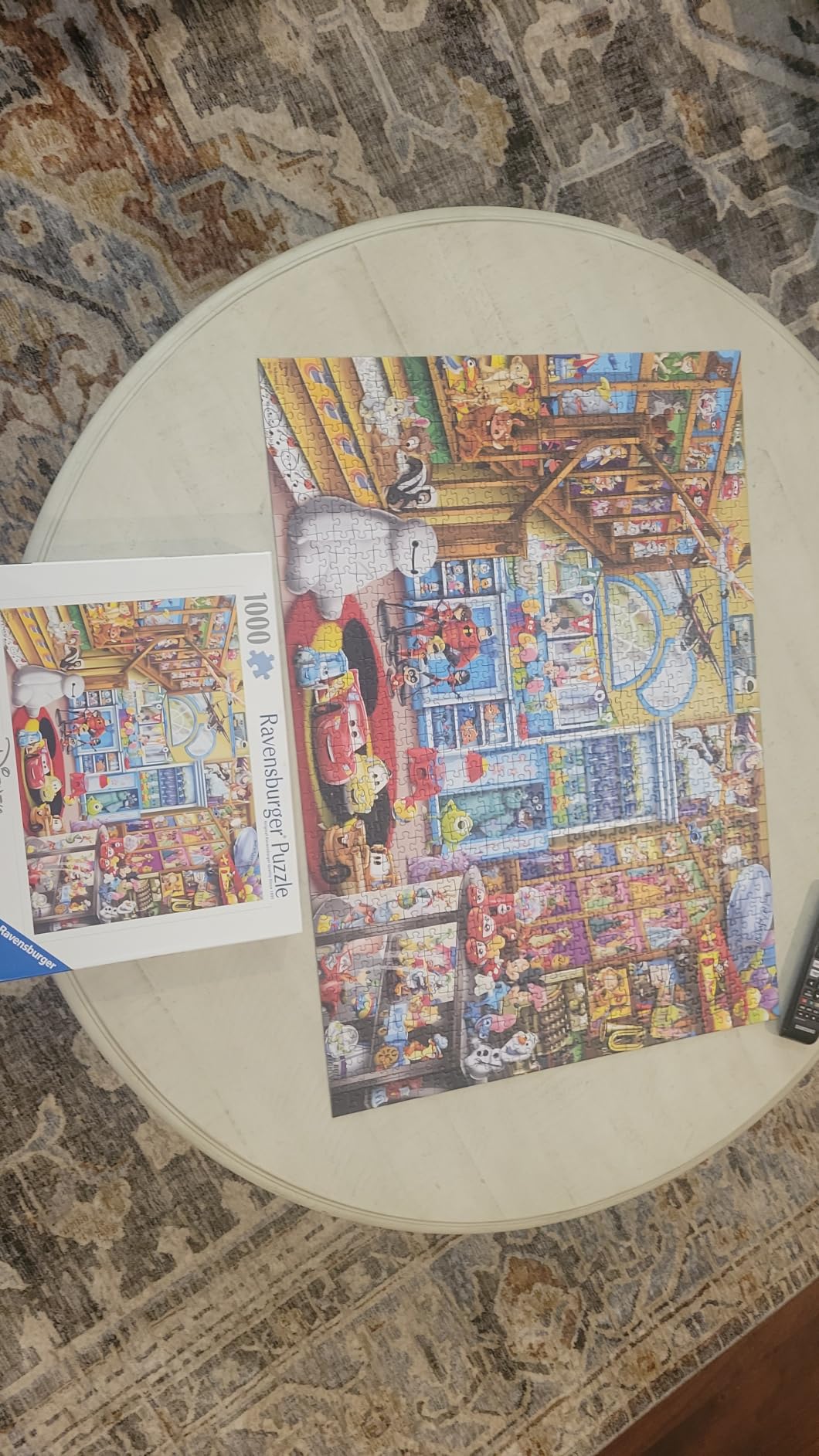 Disney & Pixar - 1000 Piece Jigsaw Puzzle - Stunning, Vivid Imagery of Favorites Mickey Mouse, Olaf & More - Toy Shop Scene - Ideal Gift - Frameable Art - Puzzles for Adults customer photo 1
