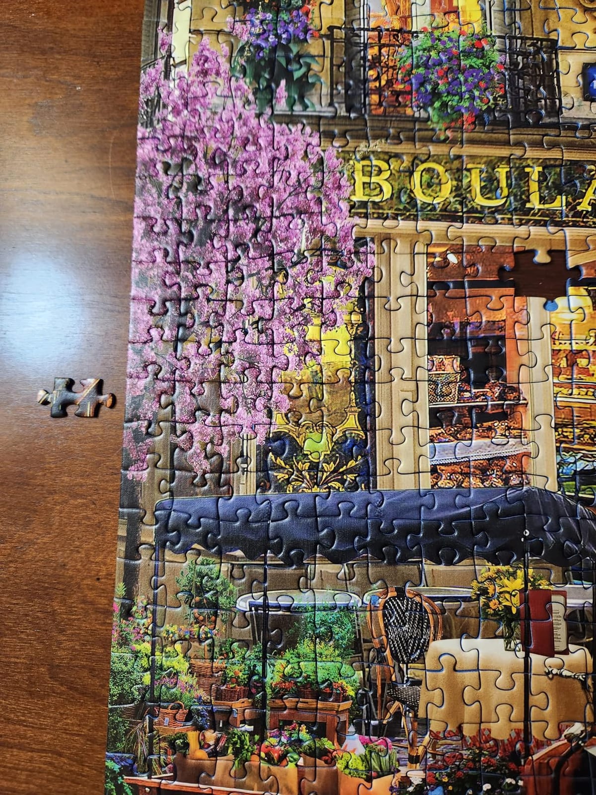 Paris at Dawn - 1000 Piece Jigsaw Puzzle - Quaint Imagery of Paris from Yesteryear - Beautiful, Vibrant Colors - Frameable - Premium Quality - Puzzles for Adults customer photo 1