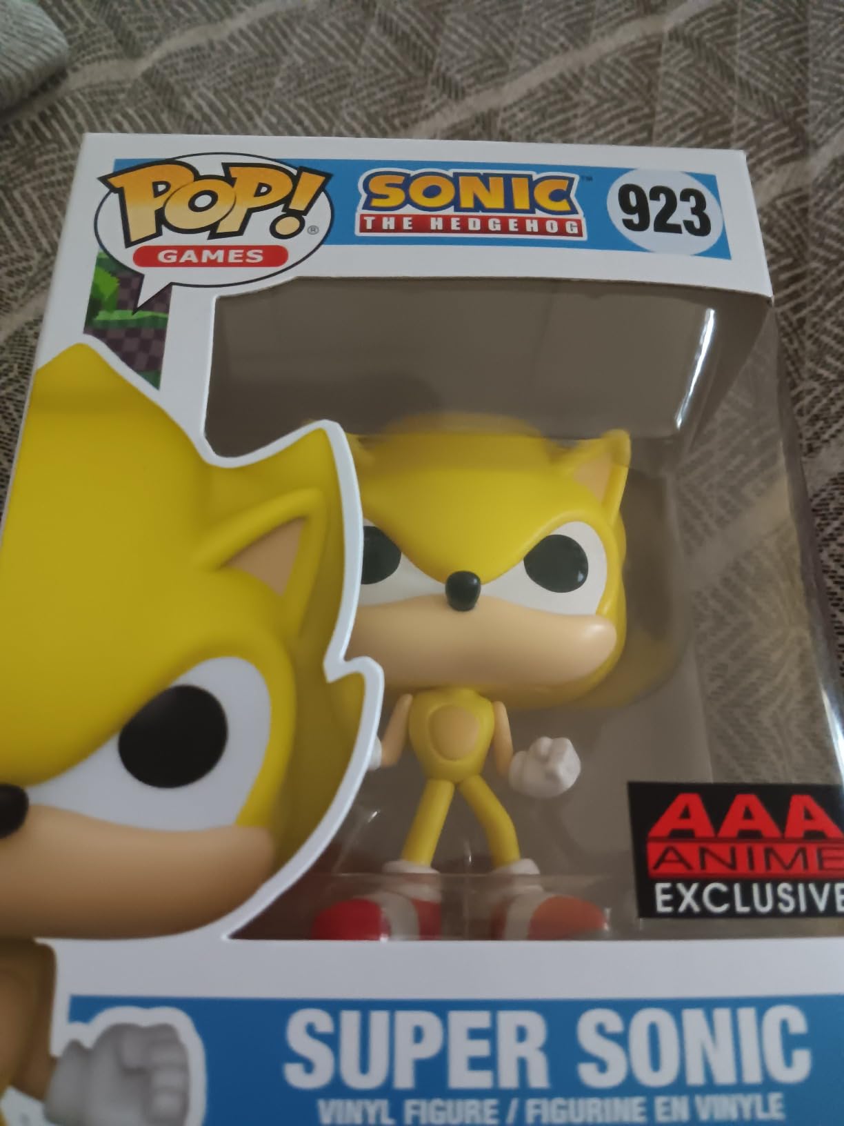 Funko - Sonic the Hedgehog - Super Sonic Pop! Vinyl Figure AAA Exclusive (Styles May Vary) customer photo 1