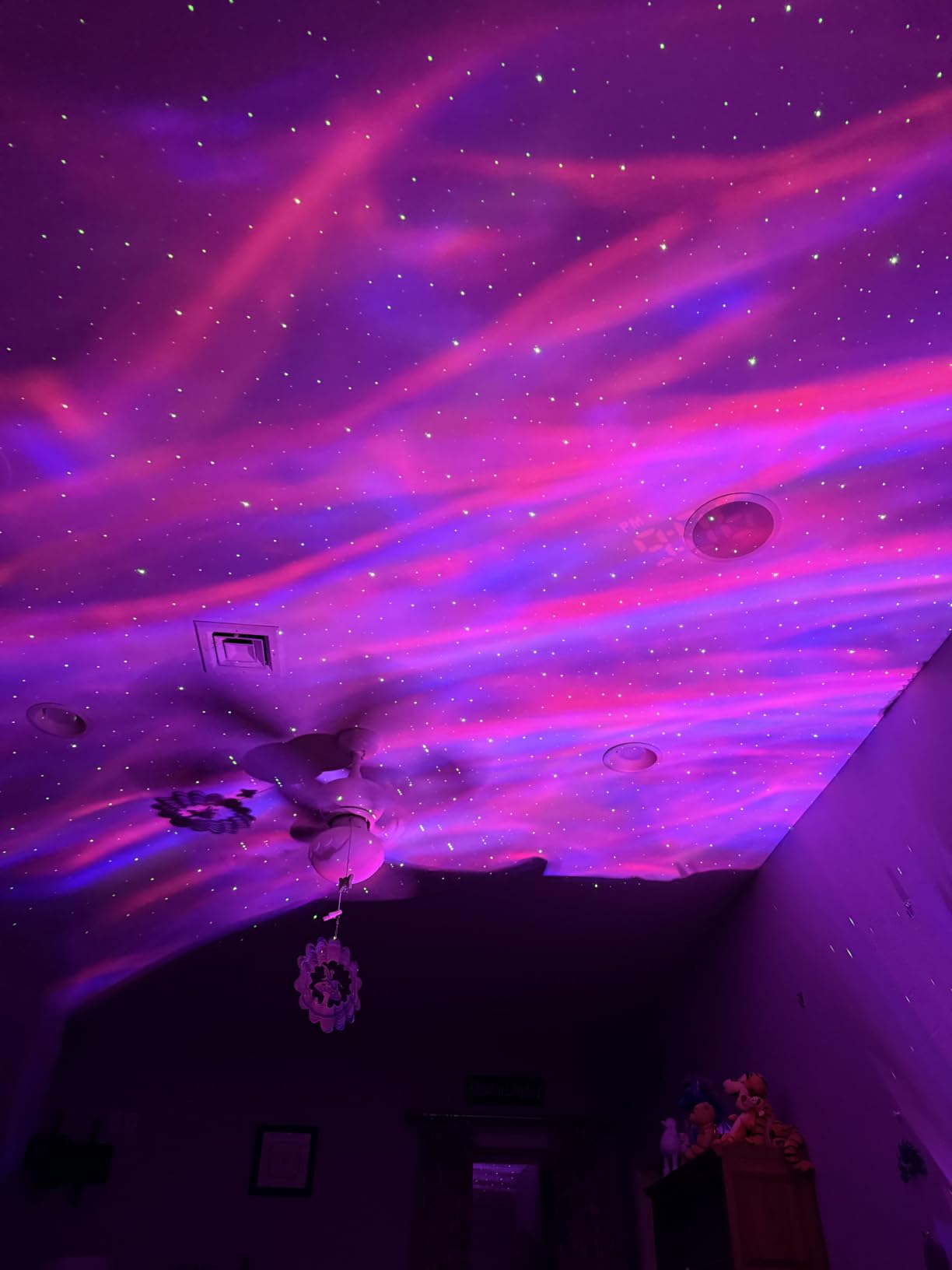 HERHOTER Galaxy Projector, Star Projector with Timer and Remote Control for Adults Bedroom Decoration, Party, Star Night Light customer photo 2