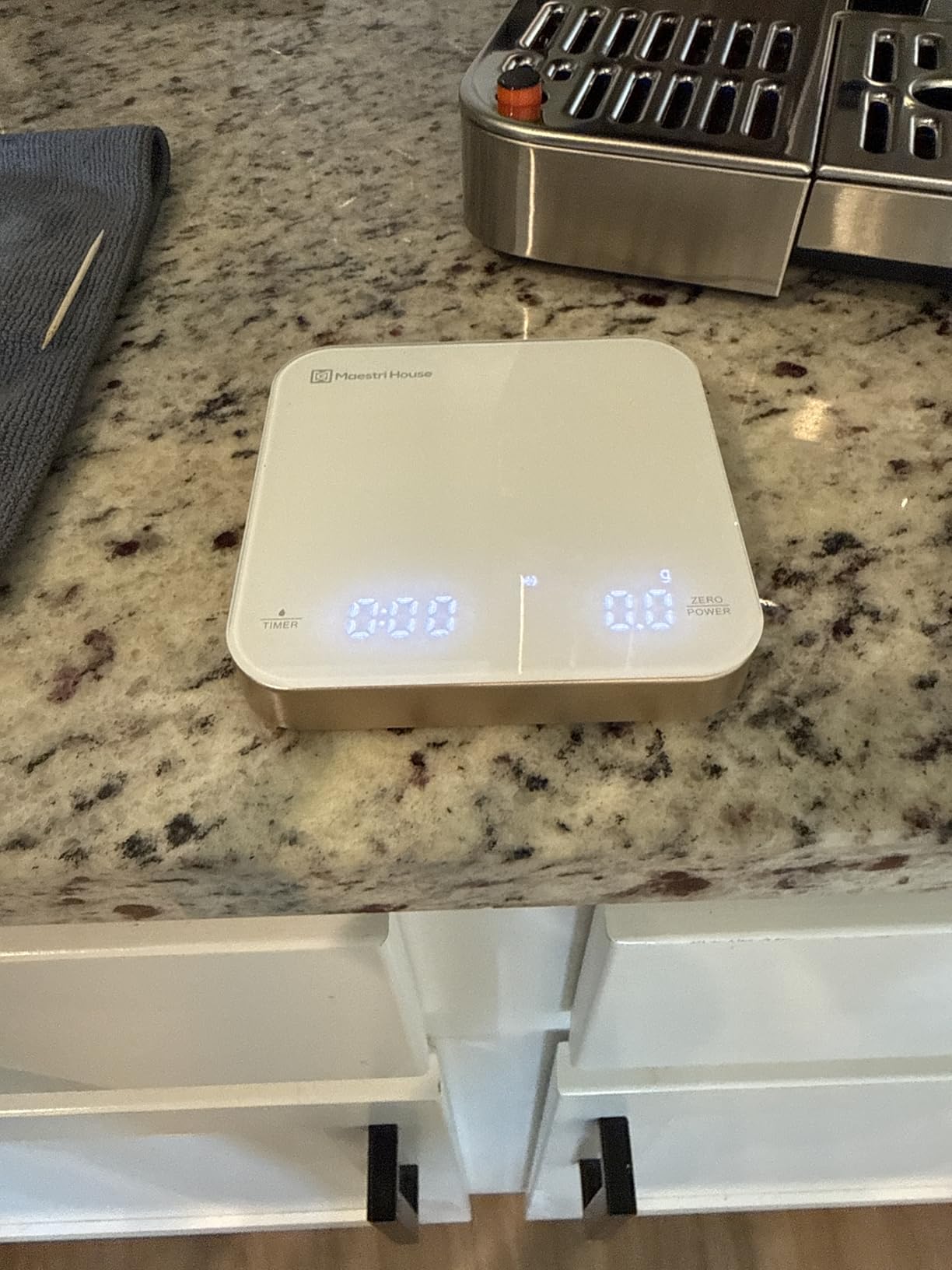 Maestri House S2 Espresso Coffee Scale with Timer, 0.1g Precision customer photo 1