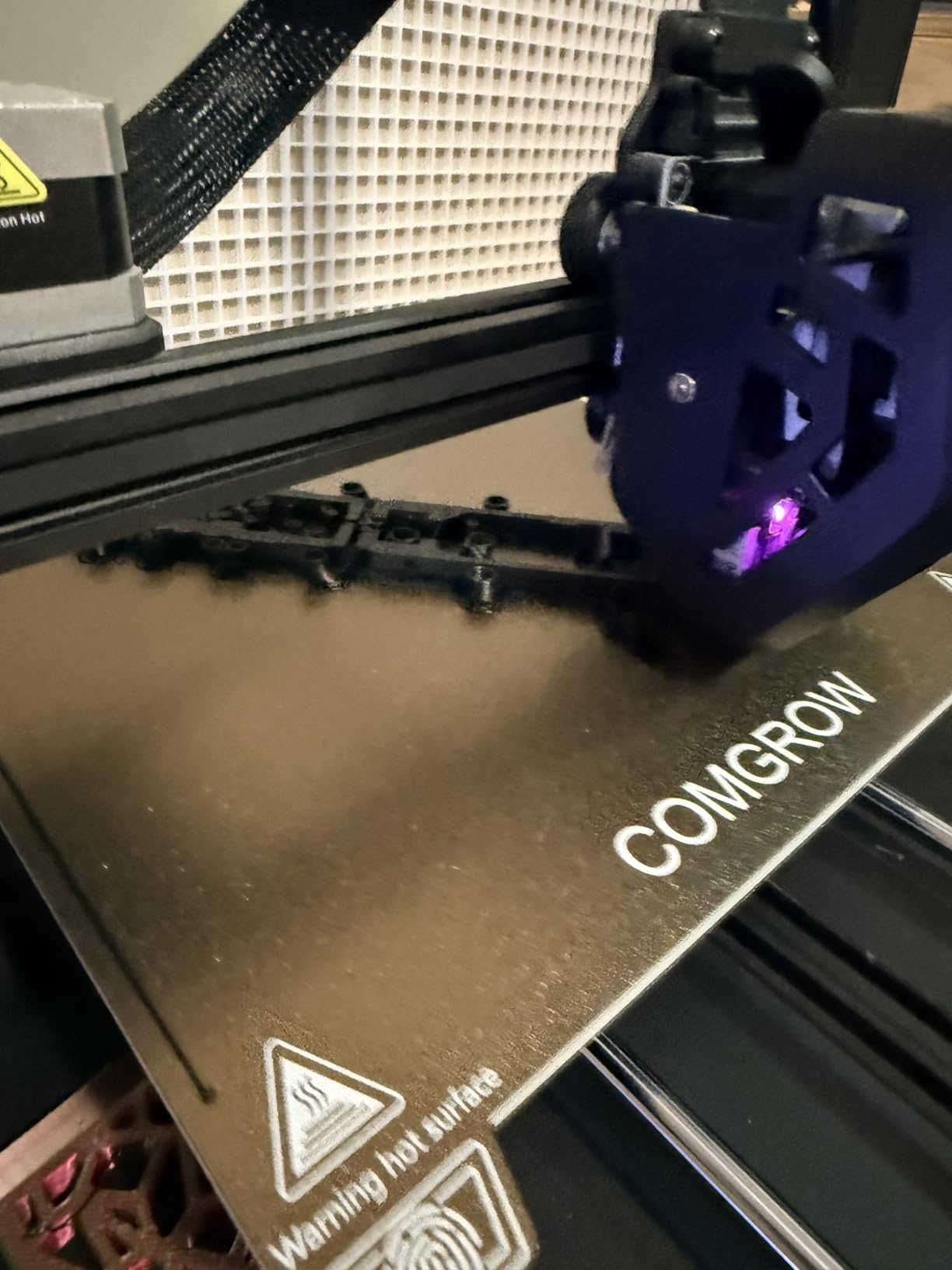 Ender 3 V3 KE PEI Spring Steel 235x235mm, Texture PEI Sheet Magnetic Flexible Heated Bed, Ender 3 V3 SE Build Plate for Creality K1C/K1/Ender 3 V3/Ender 3/Ender 3 Pro/Ender 3 V2/Ender 3 V2 Neo customer photo 1