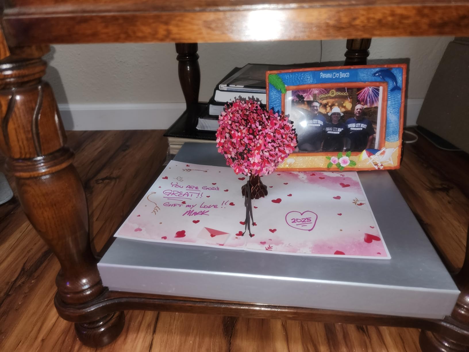 Pop Up Anniversary Card, 3D Love Tree Hearts Couple Wedding Card for Her, Wife, Husband, Him, Couple; Ideal Gift for Wedding, Romantic Birthday, Anniversary, Valentines, Mothers Day, 6x8 inch customer photo 1