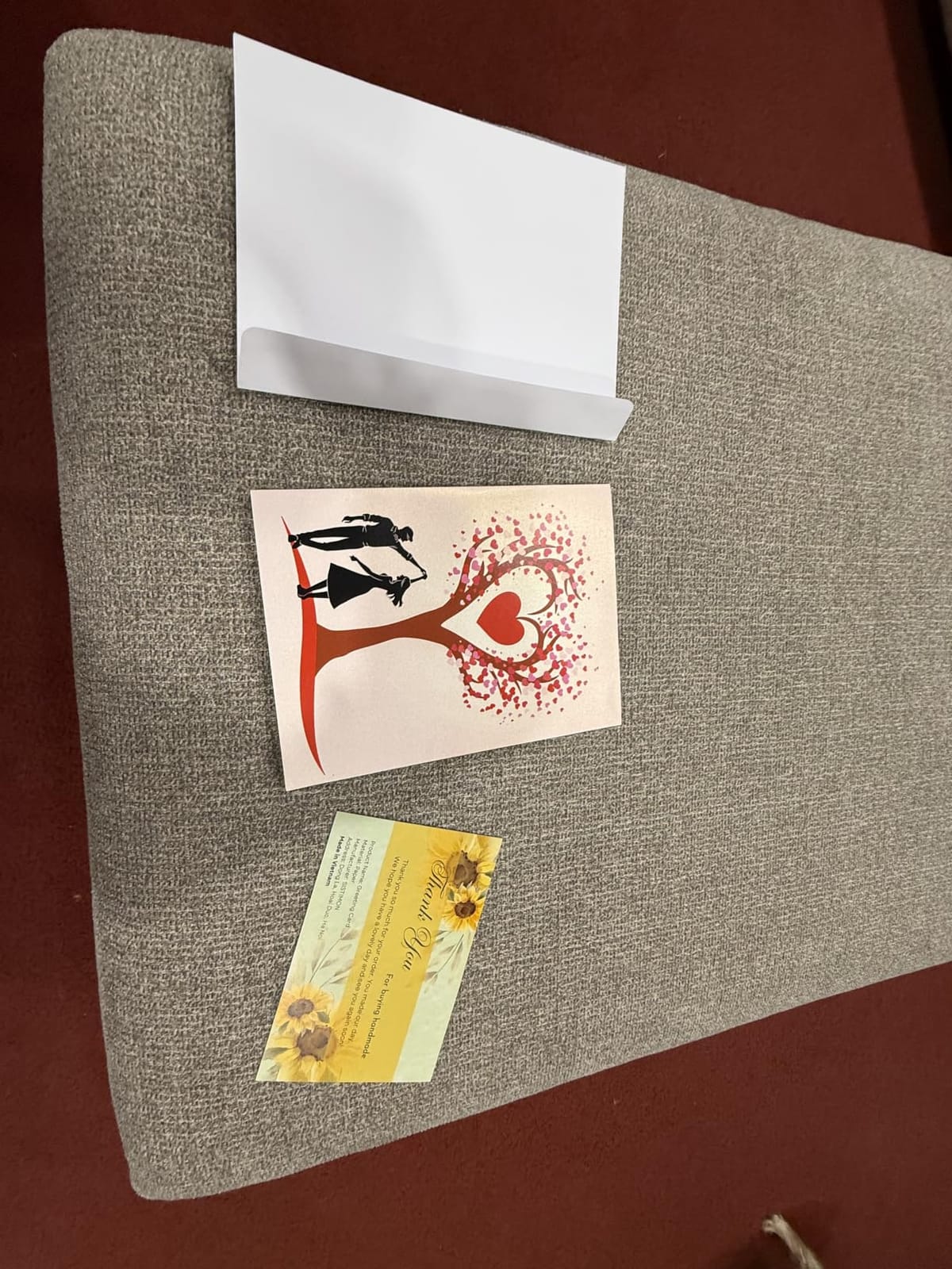 Pop Up Anniversary Card, 3D Love Tree Hearts Couple Wedding Card for Her, Wife, Husband, Him, Couple; Ideal Gift for Wedding, Romantic Birthday, Anniversary, Valentines, Mothers Day, 6x8 inch customer photo 2