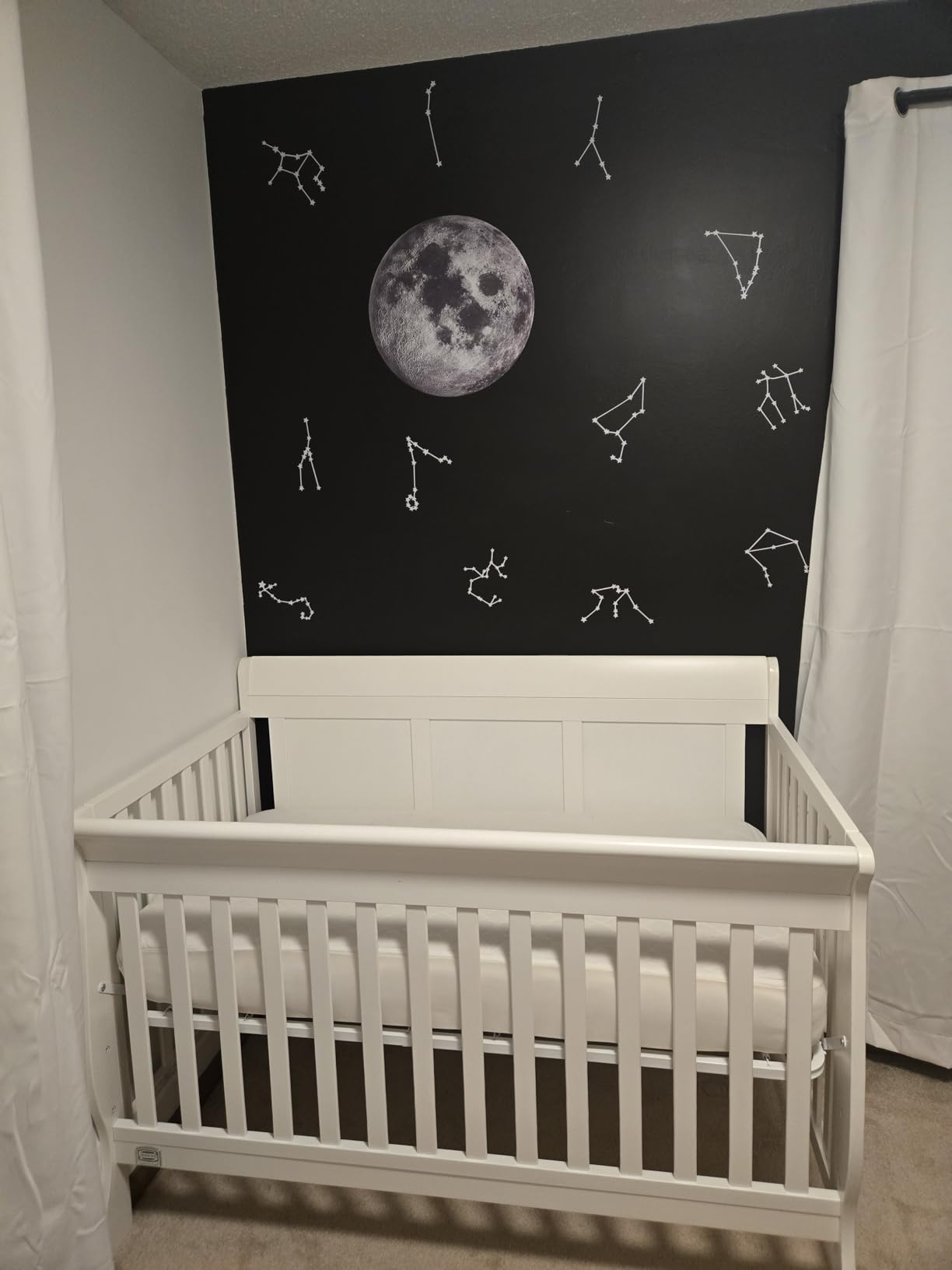 Constellation Wall Decals Stars Wall Stickers Nursery Decal Boys Bedroom Kids Room Sticker Vinyl Decor Y85 (Gold) customer photo 1
