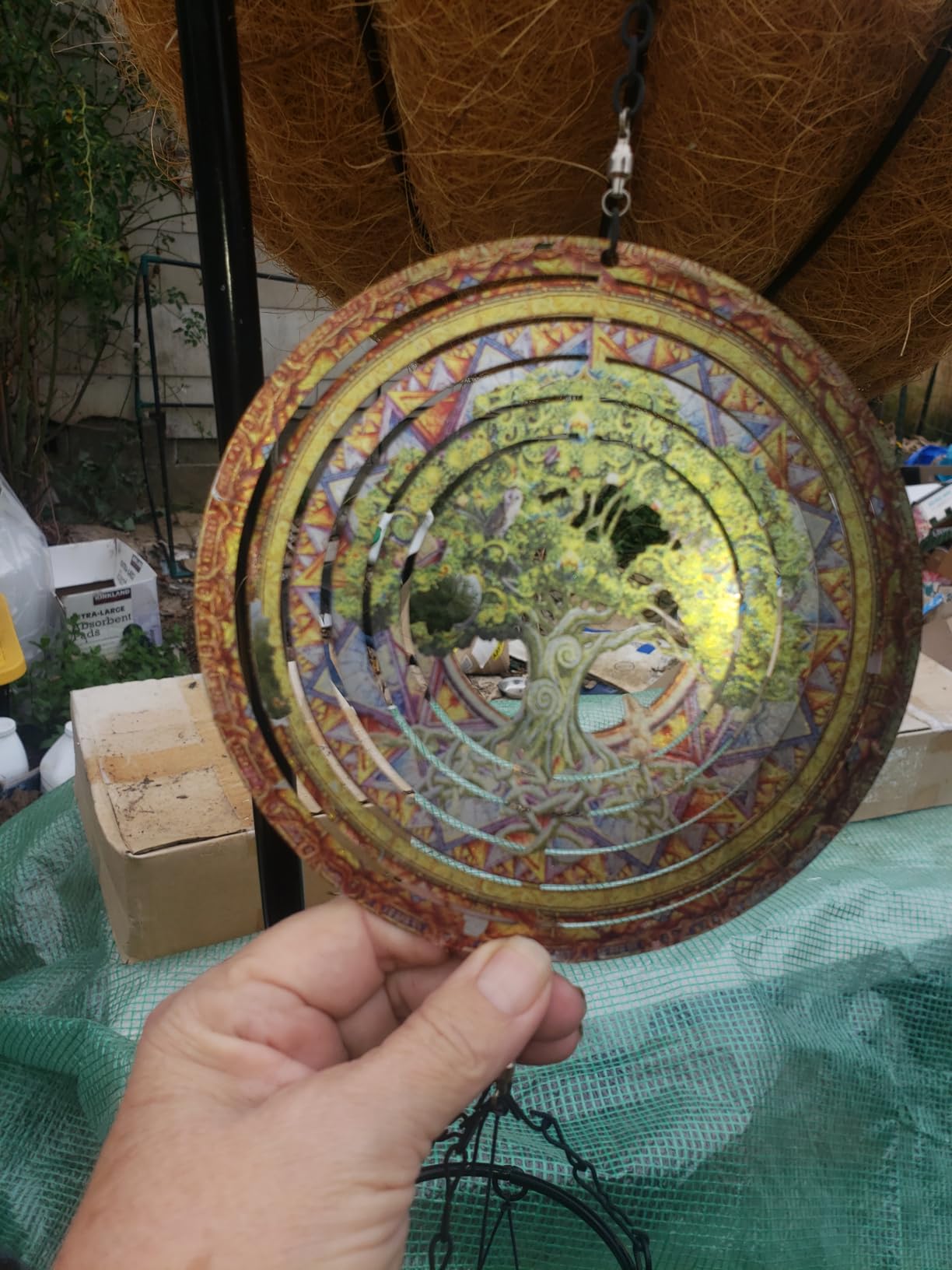 Wind Chimes with Peacock Wind Spinner, Gifts for Men, Women, Retirement, Teacher, Parents - Outdoor Hanging Decor Clearance for Garden, Patio, Backyard Or Porch customer photo 1