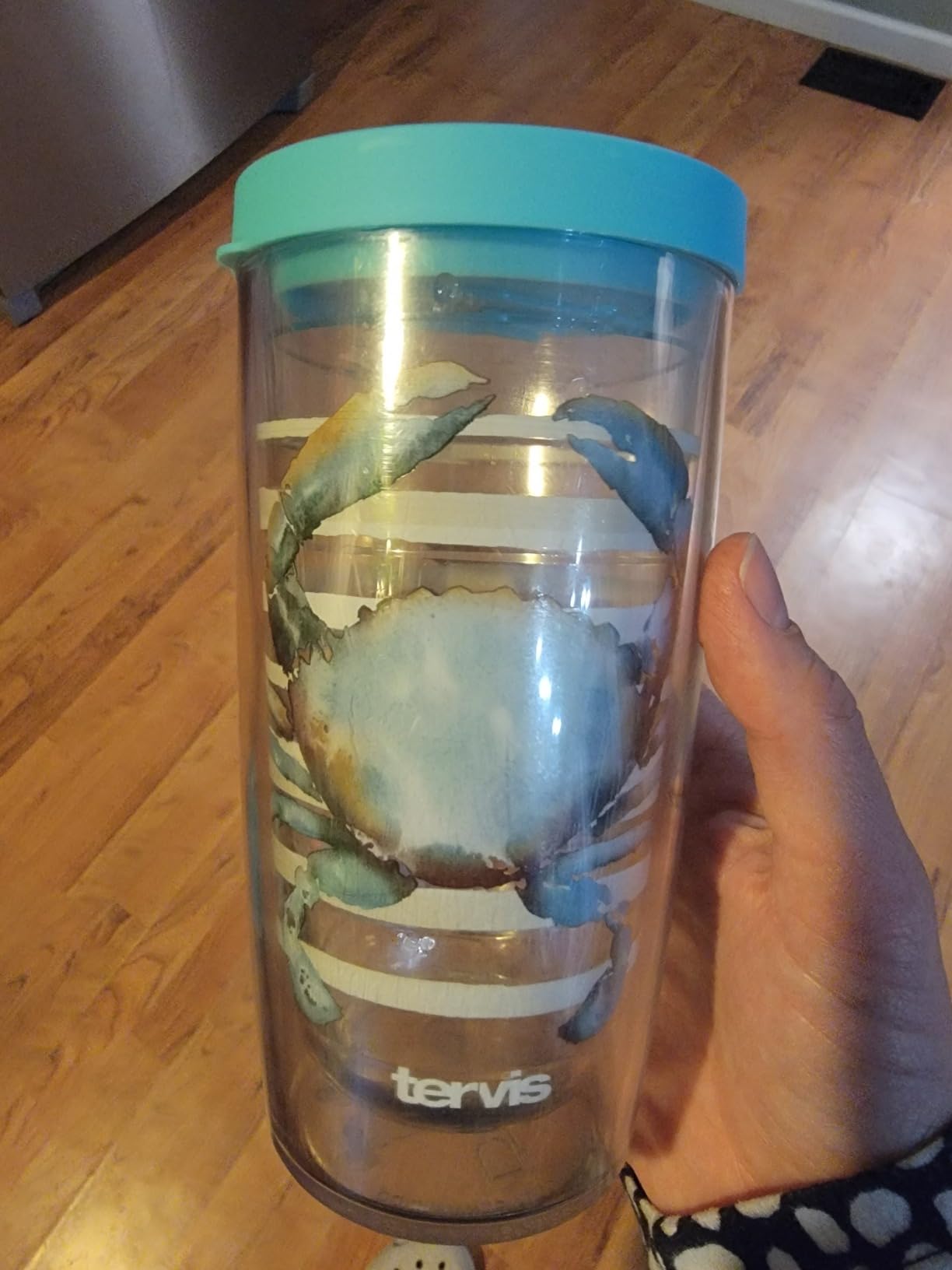 Tervis Sara Berrenson - Atlantica Collection Made in USA Double Walled Insulated Tumbler Travel Cup Keeps Drinks Cold & Hot, 16oz, Octopus customer photo 1