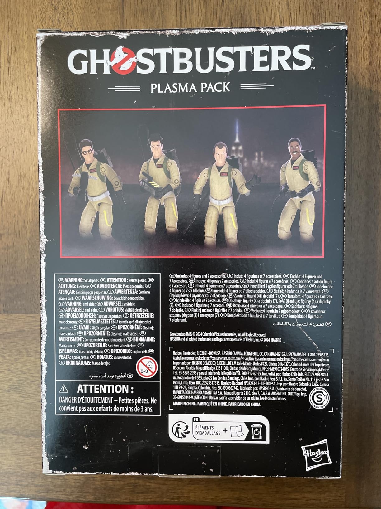 Ghostbusters Plasma Pack O-Ring Action Figure Set, 40th Anniversary 3.75-Inch-Scale (9cm) 4-Pack, Toys for Kids Ages 4 and Up customer photo 1