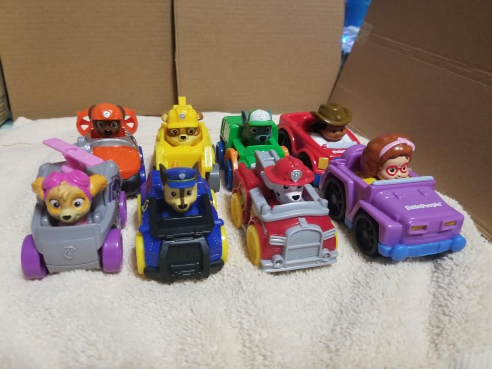 PAW Patrol Pup Squad Racers 6-Piece Vehicle Gift Set | 6 Collectible Toy Cars, Chase, Marshall, Skye, Rubble, Rocky & Zuma Racers, Kids Toys for Boys & Girls Ages 3+ customer photo 1