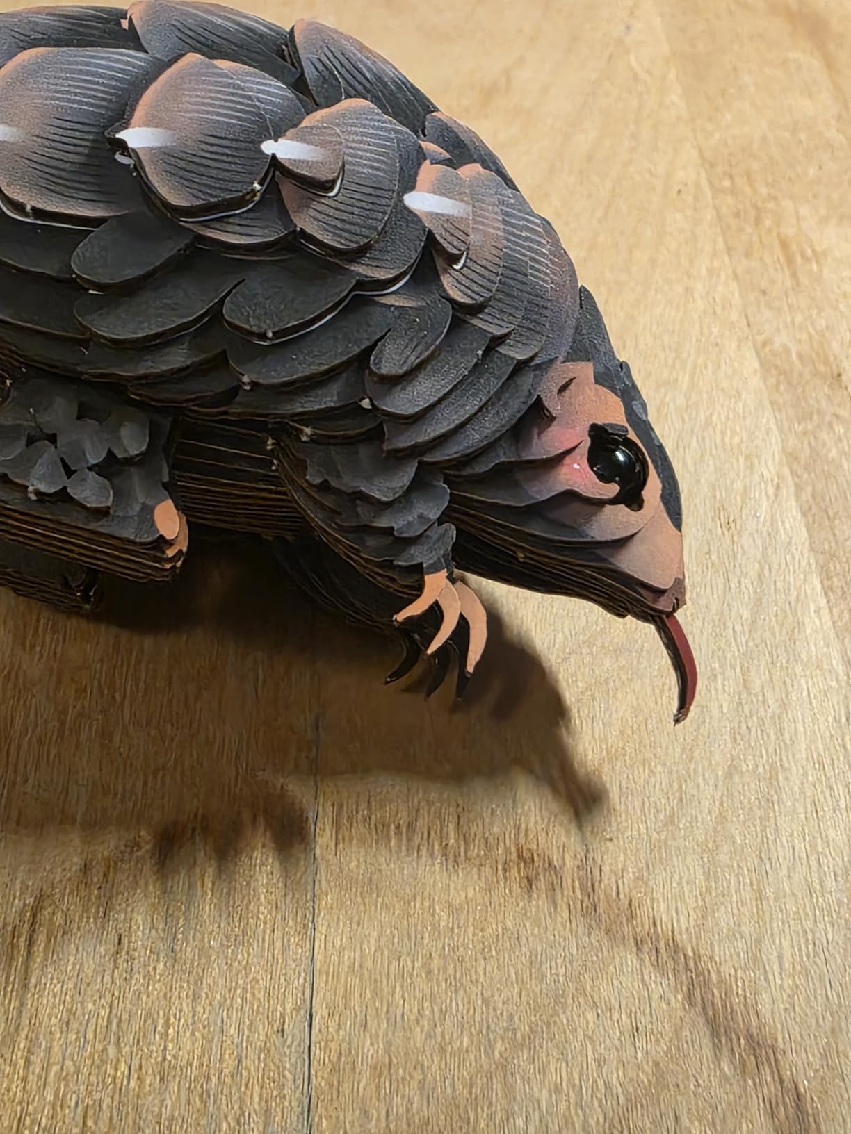 EUGY Pangolin 3D Puzzle, 33 Piece Paper Craft Kit for Kids 6+ customer photo 1