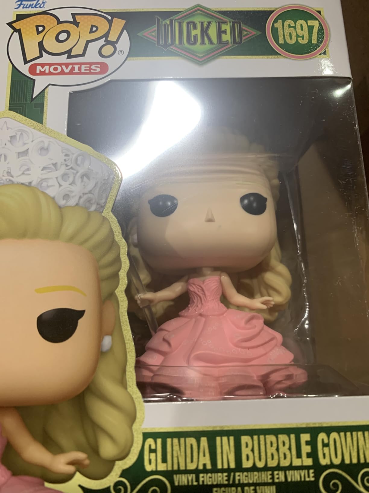 Funko POP! Movies: Wicked - Glinda in Bubble Gown | Official Fantasy Merch - Collectable Vinyl Figurine for Shelf Display - Birthday Gift Idea for Fans and Collectors customer photo 2