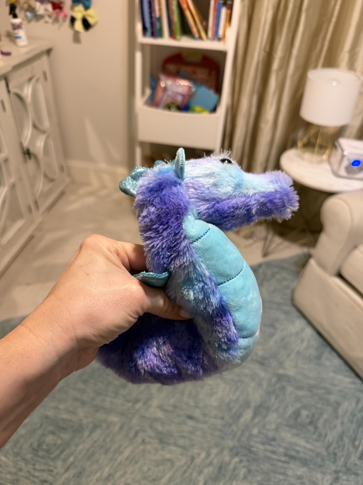 The Petting Zoo Great White Shark Stuffed Animal, Scoopz, 12 in customer photo 2