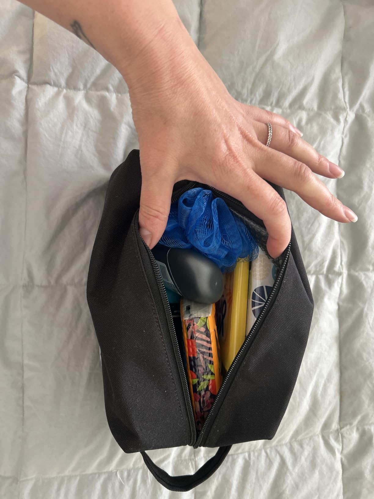 Carhartt Durable Travel Kit, Organize Essentials W/the Water Resistance Toiletry Bag, Carhartt Brown customer photo 1