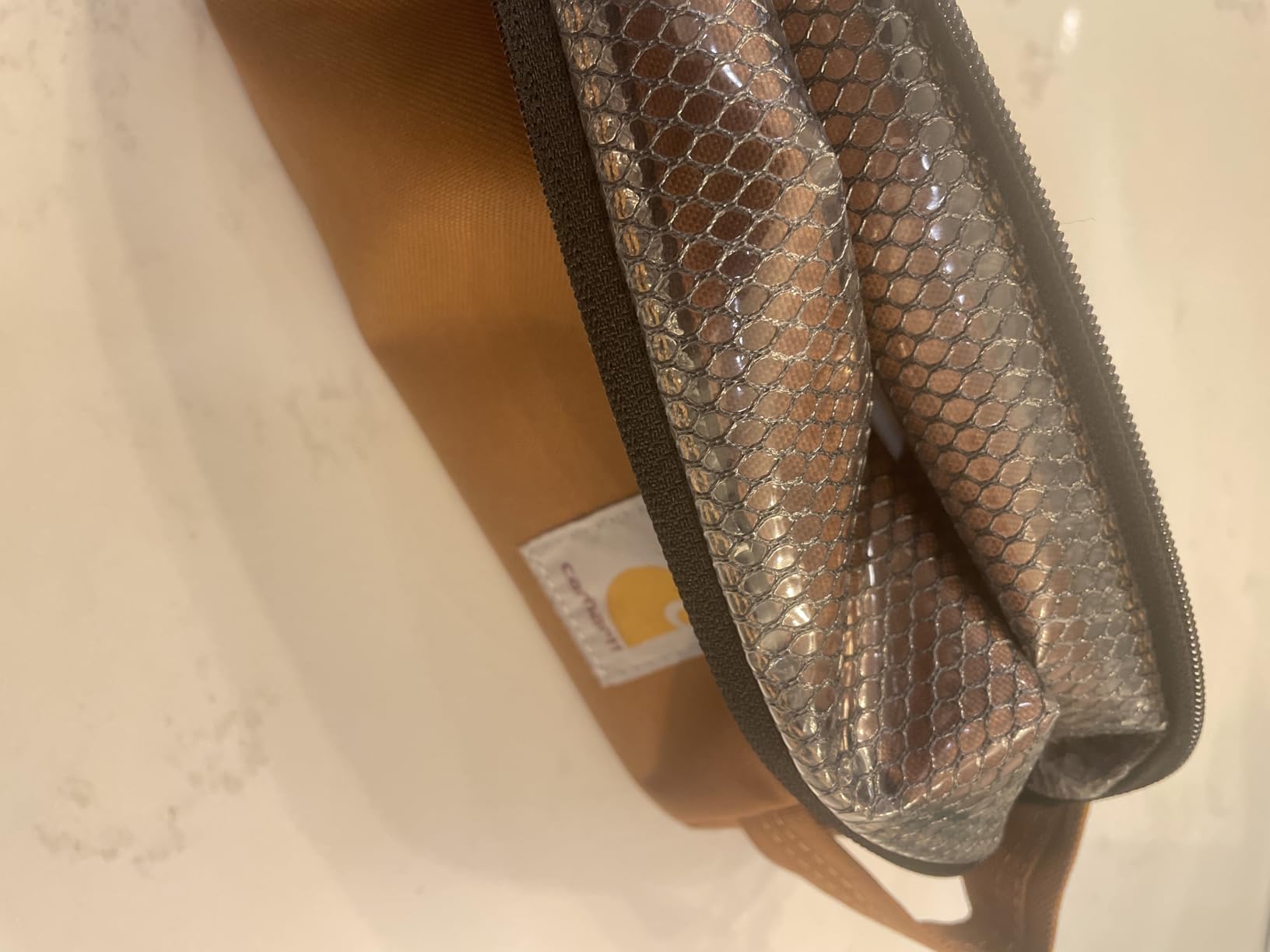 Carhartt Durable Travel Kit, Organize Essentials W/the Water Resistance Toiletry Bag, Carhartt Brown customer photo 2